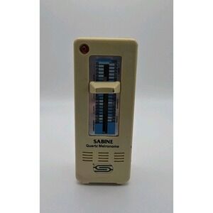 SABINE‎ MT4001 Mini 5"L x 2"W Quartz Metronome TESTED